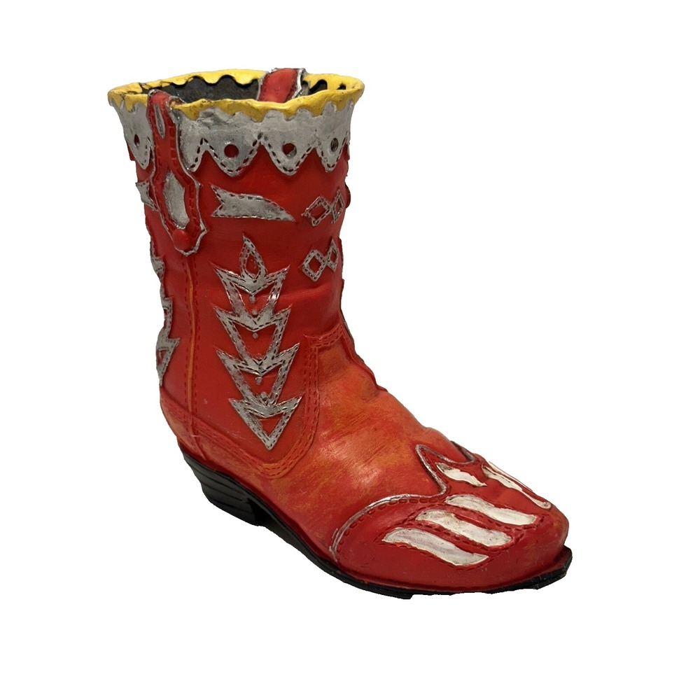 cowboy boot home decor folk art south western reflection collection